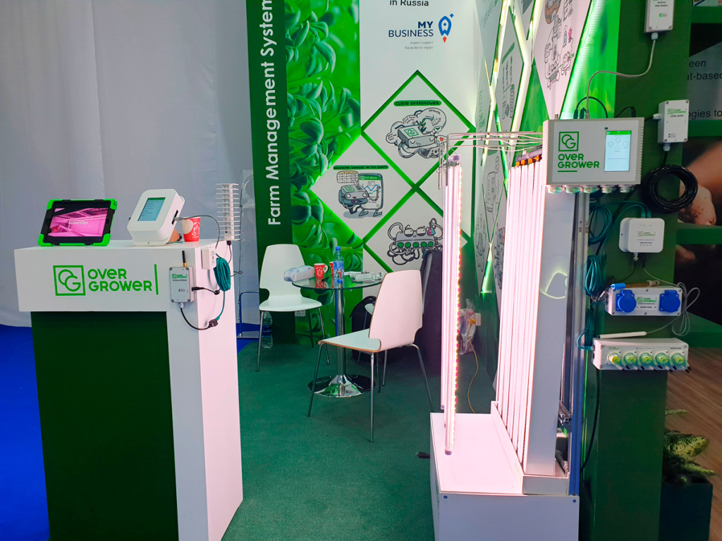 Стенд компании Advanced Grower Systems в Саудовской Аравии, агрокультура в Рияде Стенд компании Advanced Grower Systems в Саудовской Аравии, агрокультура в Рияде