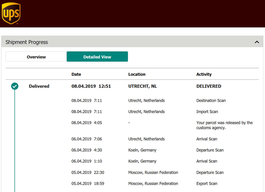 The OverGrower is sended to Netherlands