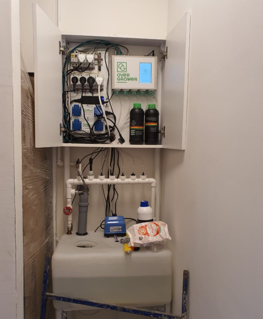 OverGrower выращивает зелень и живые специи в ресторане Москвы полностью автоматически