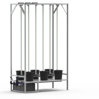 The AlfaPlants modular system for cultivating tall-stemmed plants.
