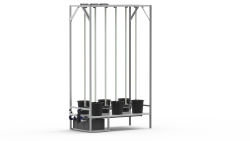 The AlfaPlants modular system for cultivating tall-stemmed plants.
