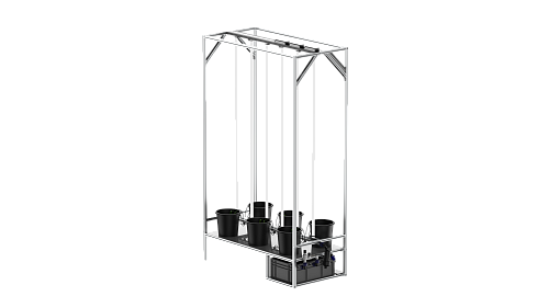 The AlfaPlants modular system for cultivating tall-stemmed plants.