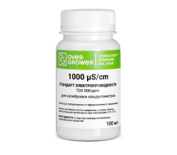 Раствор для калибровки TDS 500ppm (EC 1000 µS/cm)